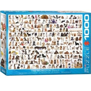 SEALED 🧩🐶 Eurographics Puzzle 1000 Piece - World of Dogs Jigsaw Puzzle